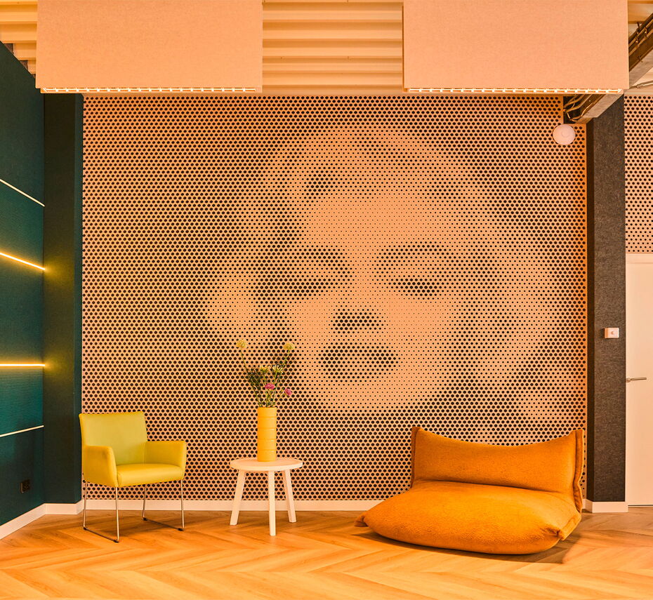 Akustipano Marilyn Monroe Akustipano Akustikplatten Marilyn Monroe Punktraster