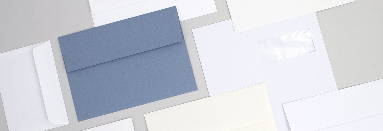 Enveloppes colorées - Bleu ~95 x 145 mm, 135 g/qm Côtelé