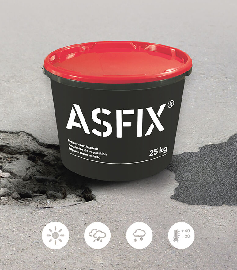 Asfix® Reparatur Asphalt